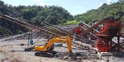 四川宜賓時產600噸碎石生產線配置設備