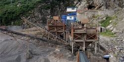 四川省廣安市華鎣時產700噸大型石料生產線