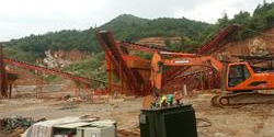 江西宜春時產400-500噸石灰石破碎生產線