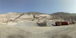 甘肅平涼華亭縣策底坡時產800噸砂石料生產線