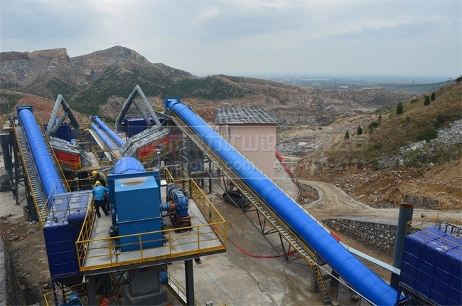 大型水泥厂环保石料生产线