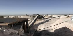 新疆庫爾勒和時產500噸化工石灰巖生產線
