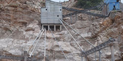 湖南怀化溆浦县枫林采石场日产3000吨砂石料生产线