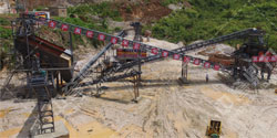 湖南懷化抗應洞采石場時產300噸制砂生產線