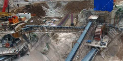 广西桂林临桂县顺成石料厂时产600吨砂石生产线