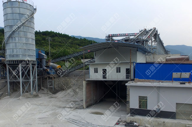 湖南资兴市兴业石材时产700吨砂石生产线