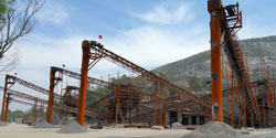 河南洛阳佛光交通建材时产600吨石料生产线