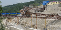 湖北省宜昌市鴻濤采石場時產600噸骨料生產線